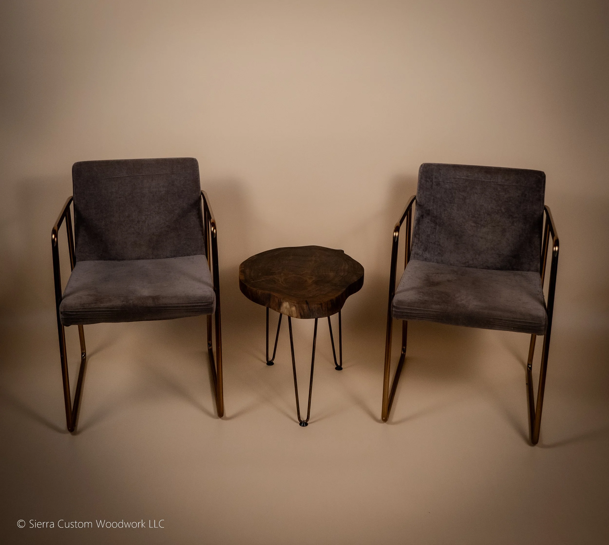 Walnut Side Table detail