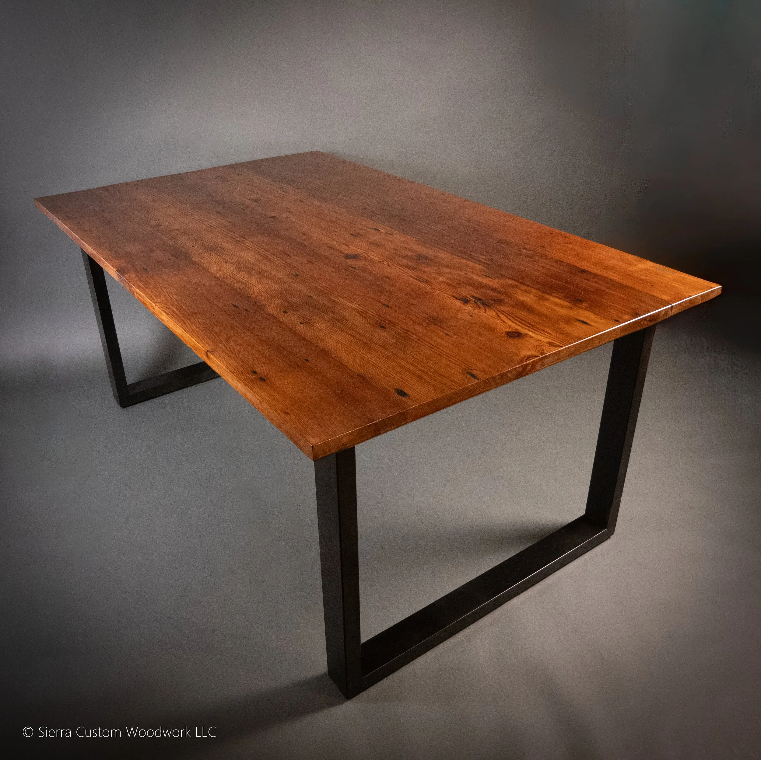 Reclaimed Redwood Dining Table