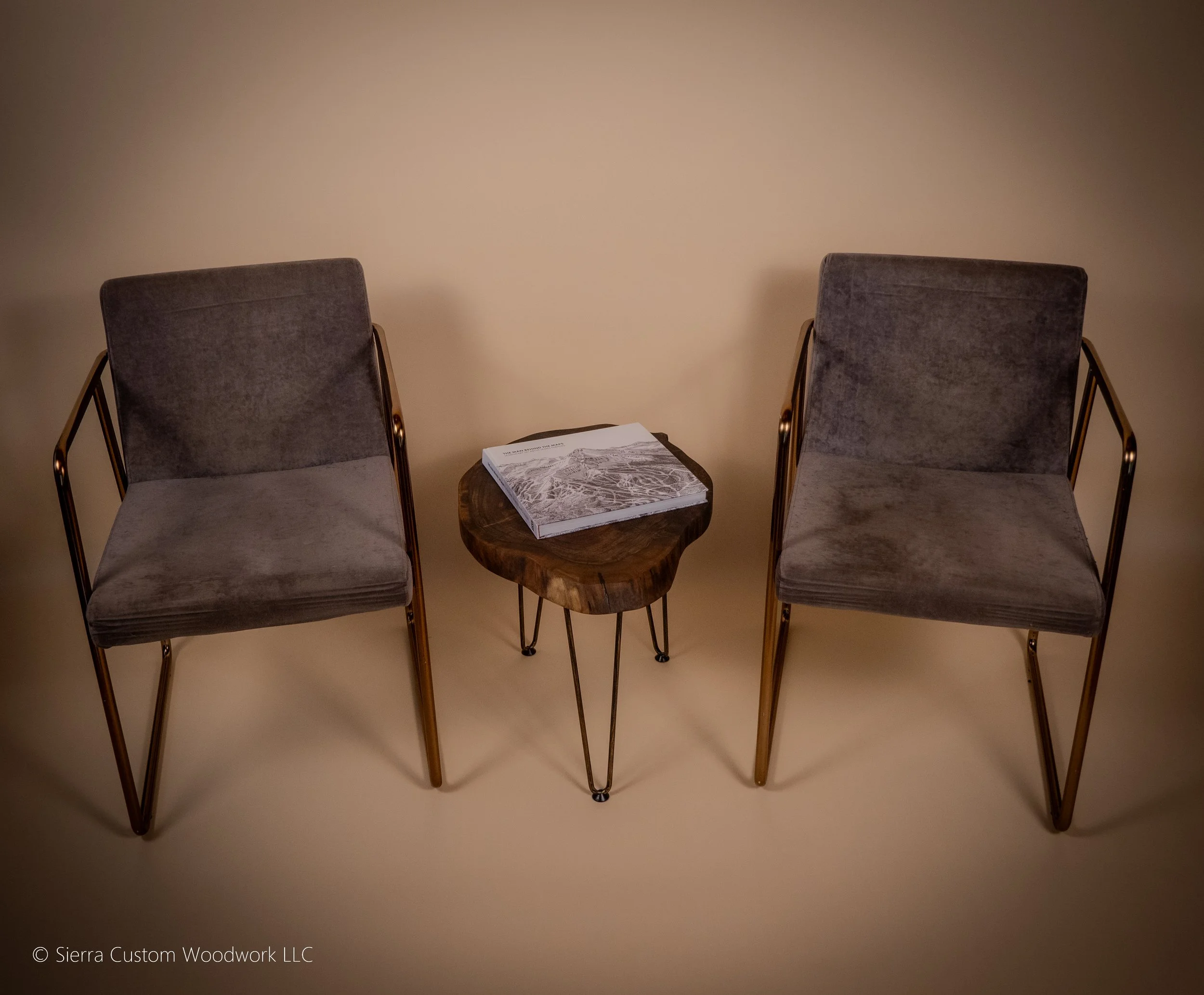 Walnut Side Table detail